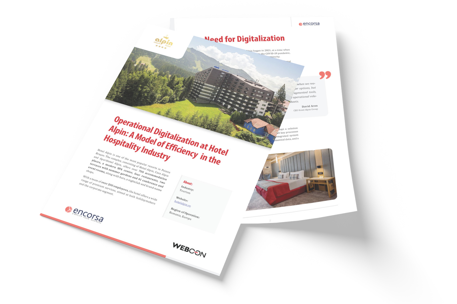 Operational Digitalization at Hotel Alpin: A Model of Efficiency in the Hospitality Industry